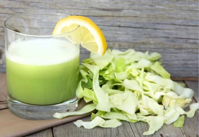 Cabbage juice is good for health.