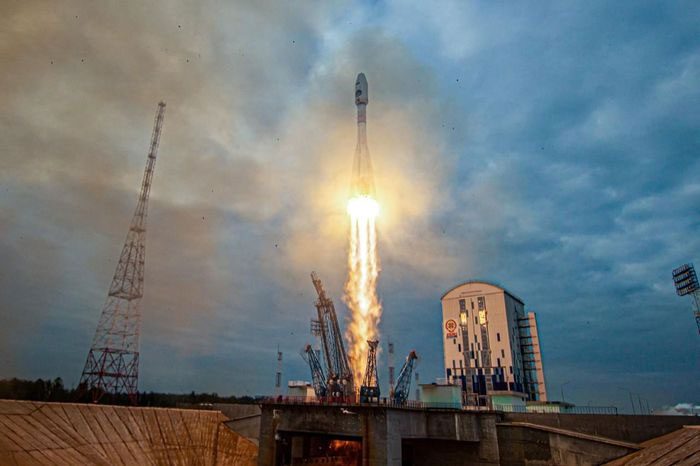 Launch of Russia's Luna-25 lander on August 11.