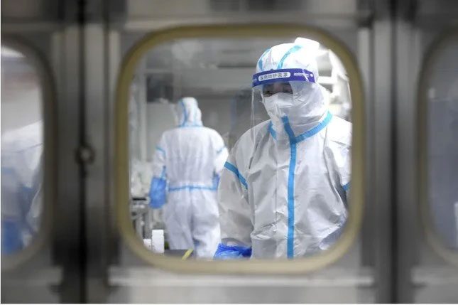 In a laboratory in China.
