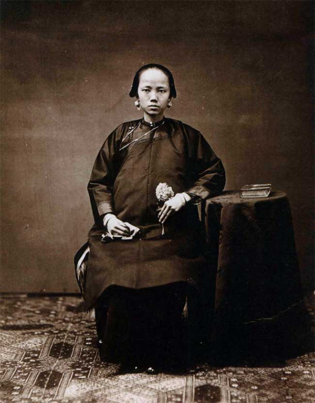 Portrait of a woman from Macau.