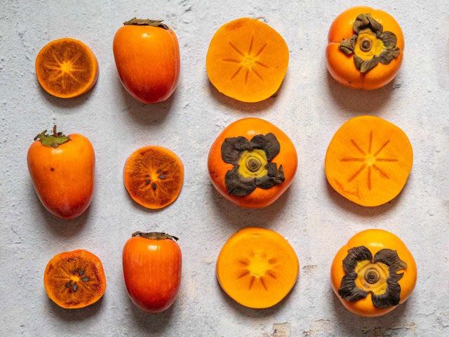 There are many different types of persimmons.