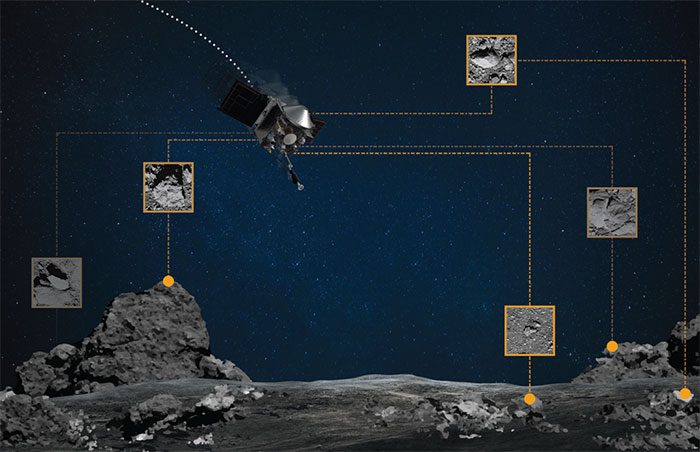Asteroid Bennu is about 6.2 billion km from Earth.