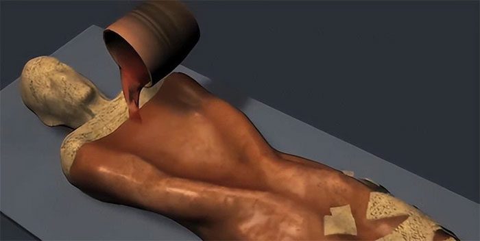 Mummification began around 2600 BC