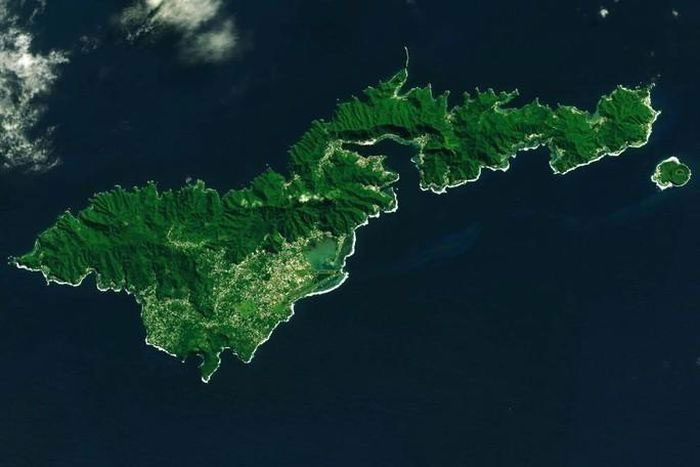 Samoa is being "swallowed" by the Earth through plate tectonics