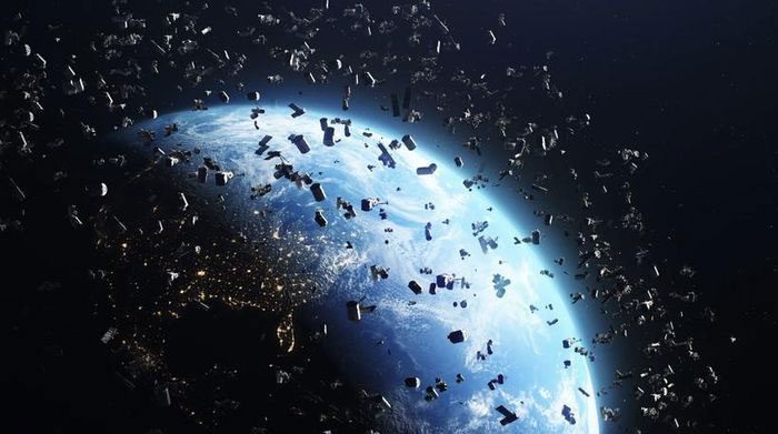 Our planet is surrounded by about 26,500 pieces of space debris.