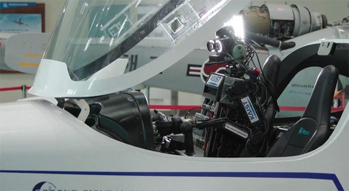 Pibot is the first humanoid robot in the world equipped with AI to pilot an aircraft