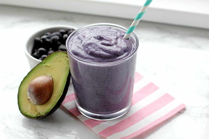 Blueberry and Avocado Smoothie