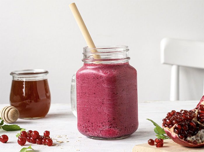 Cranberry and Pomegranate Smoothie