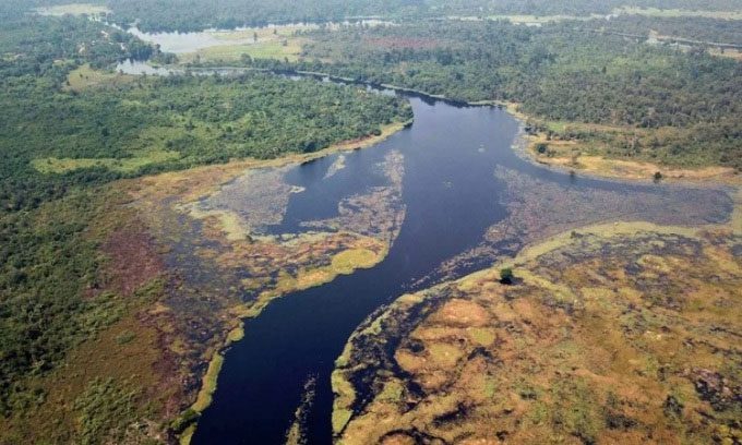 The Ruki River from above.