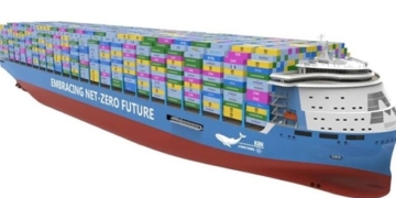 super container ship running on hot salt reaction 131431