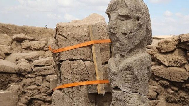 This newly found sculpture at Karahan Tepe.