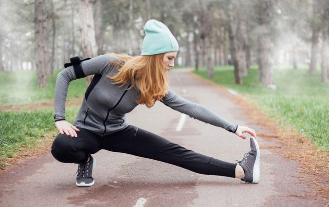Wearing layered clothing helps keep your body warm.