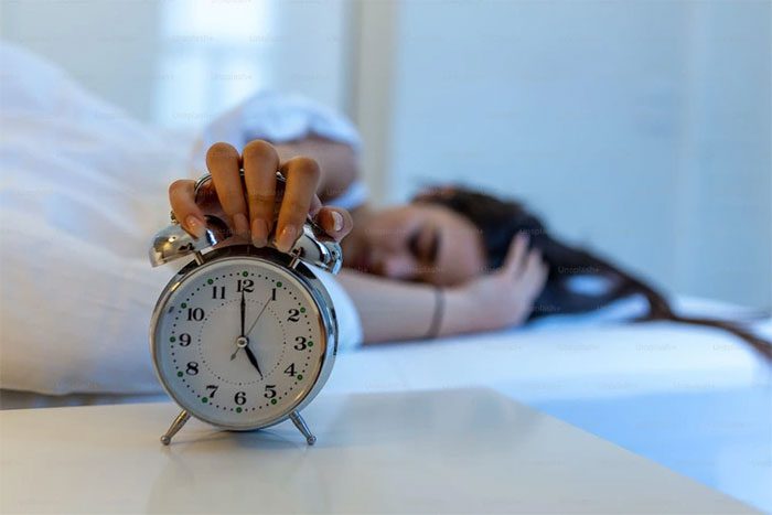 Nearly 70% of people who set alarms will... snooze