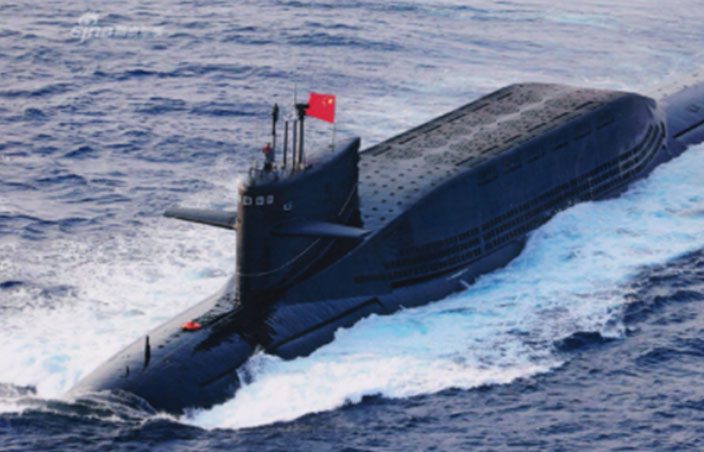 Chinese Jin-class submarine.