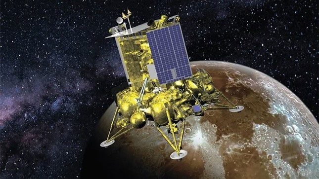 The Luna-25 mission to land on the Moon's surface failed.