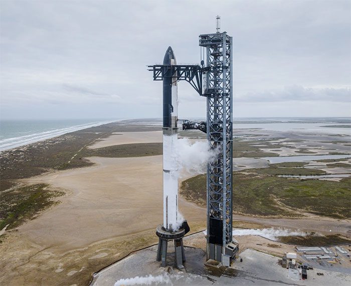 The Starship rocket is designed for complete reusability