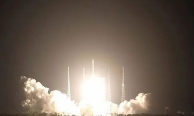 Long March 7A rocket carrying TJS-10 satellite launched on November 3.