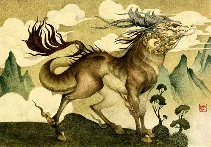 Shan Hai Jing records many strange animals and rare plants from ancient times.