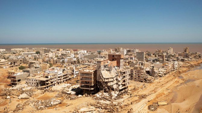 Desolate scene in Derna