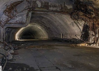 the inside of the bunker is built to counter nuclear disasters 130689