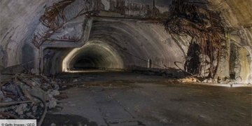 the inside of the bunker is built to counter nuclear disasters 130689