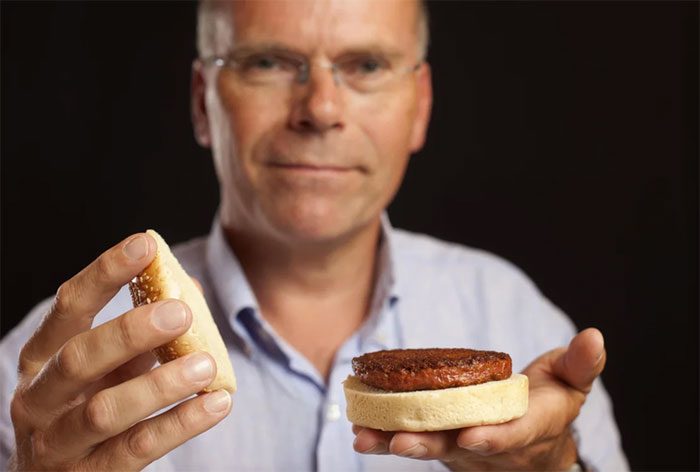 Lab-grown burger