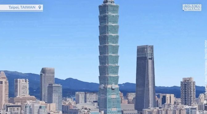 Taipei 101 is one of the prides of the Taiwanese people (Taiwan, China).