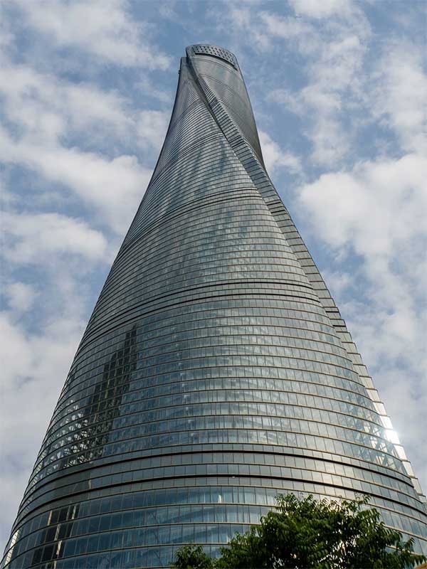 This building has an overly abstract design.