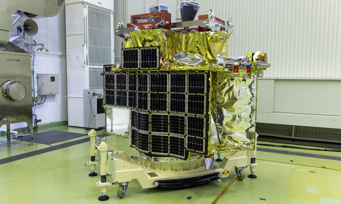 Smart Lander for Investigating the Moon (SLIM) at Tanegashima Space Center on June 1.