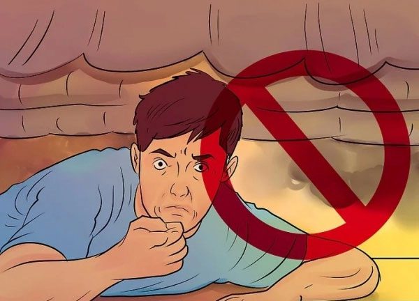 Hiding in a closet during a fire is not an optimal strategy