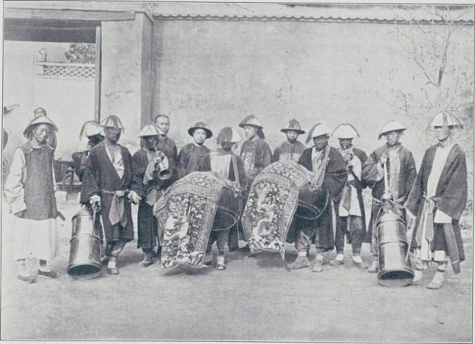 Musical ensemble at a wedding.