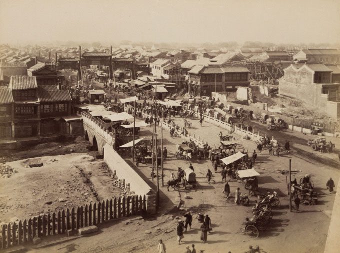 Photo taken on Qianmen Street in Beijing.