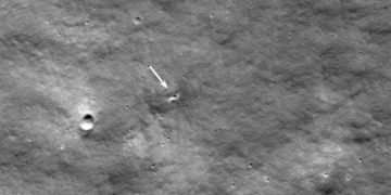 u satellite detects moon crater where russian ship crashed 129583