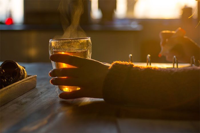 The best time to drink tea is in the morning