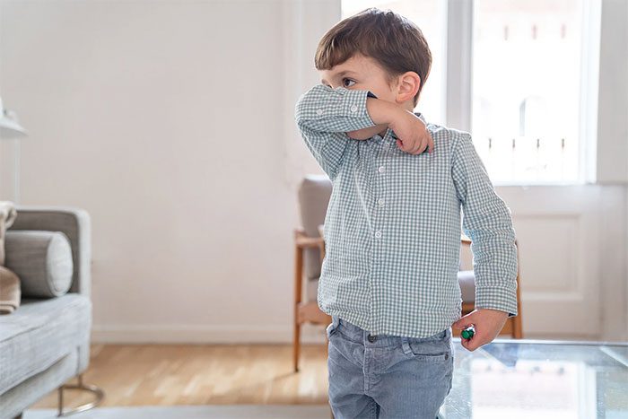 Child with a cough