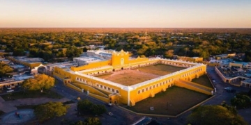 visiting the unique yellow city with all facades painted brightly in yellow unlike anywhere else in the world 124689