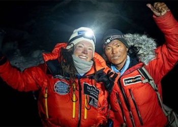 who is the woman setting the record for climbing the worlds highest 14 peaks 129264