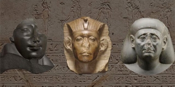 why so many portraits of ancient egyptians have flat noses 130641