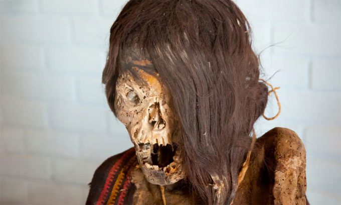 Ancient Andean mummies often have intentionally deformed skulls.
