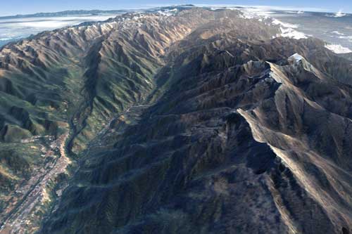 The Andes Mountain Range