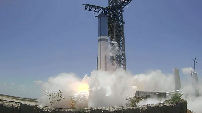 Booster 9 Static Fire Test
