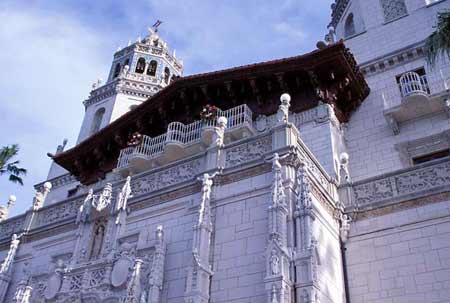 Hearst's main residence, also known as Casa Grande, modeled after a Spanish church