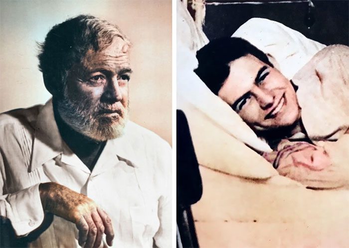 Author Ernest Hemingway