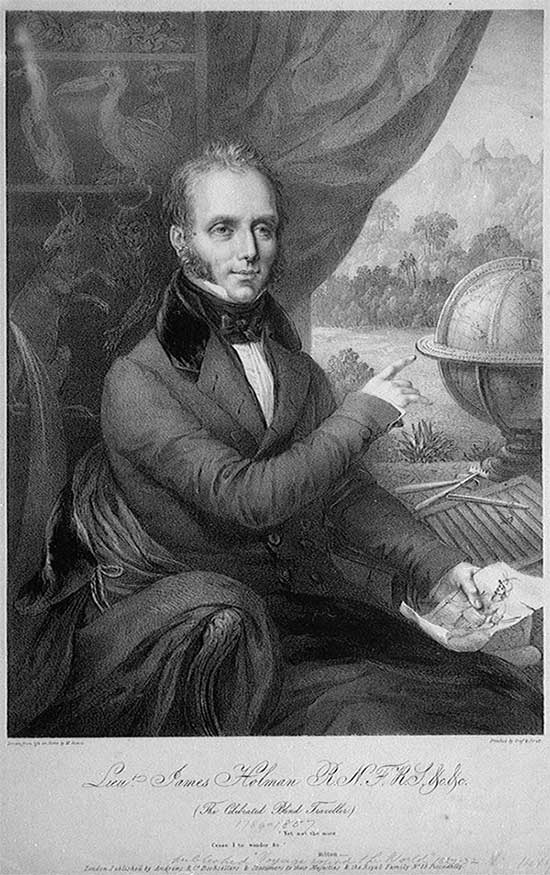 James Holman (15-10-1786 – 29-07-1857).