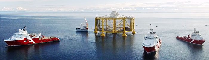 Ocean Farm 1 - the world's first offshore fish farm - has now arrived at Frohavet.