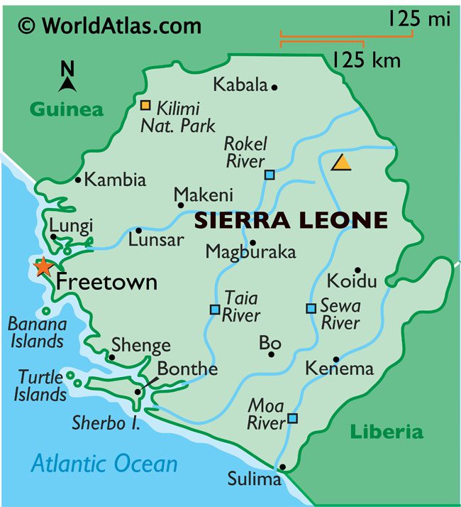The most circular country in the world is Sierra Leone.