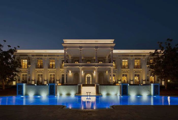 A villa in the Emirates Hills area of Dubai is listed for a record price of 204 million USD