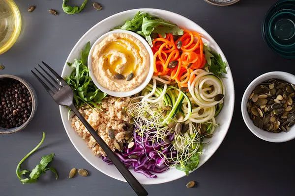 The raw vegan diet does not contain animal-related foods