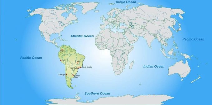 The size of the Atlantic and Pacific Oceans is changing due to the process of subduction