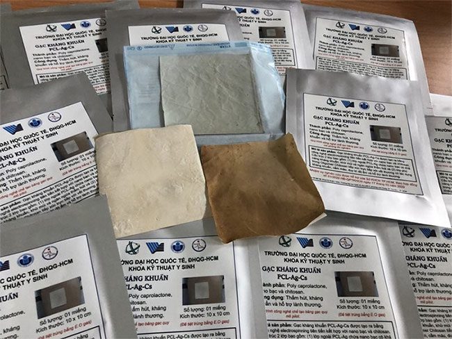 Antibacterial bandage product produced in trials.